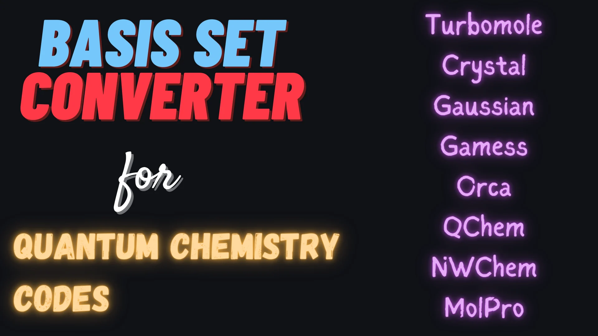 Basis set converter web app screenshot