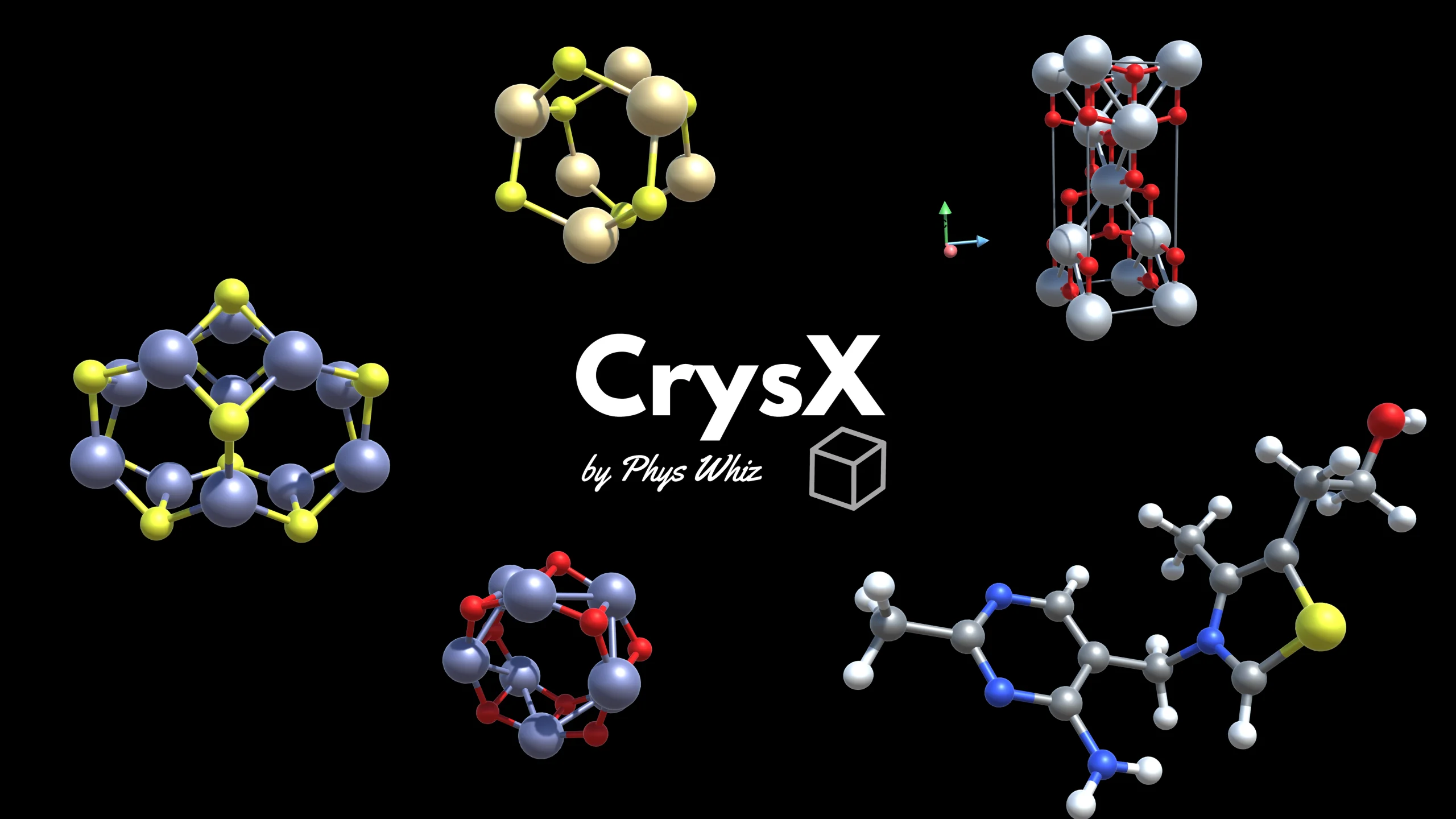 CrysX 3D Viewer screenshot