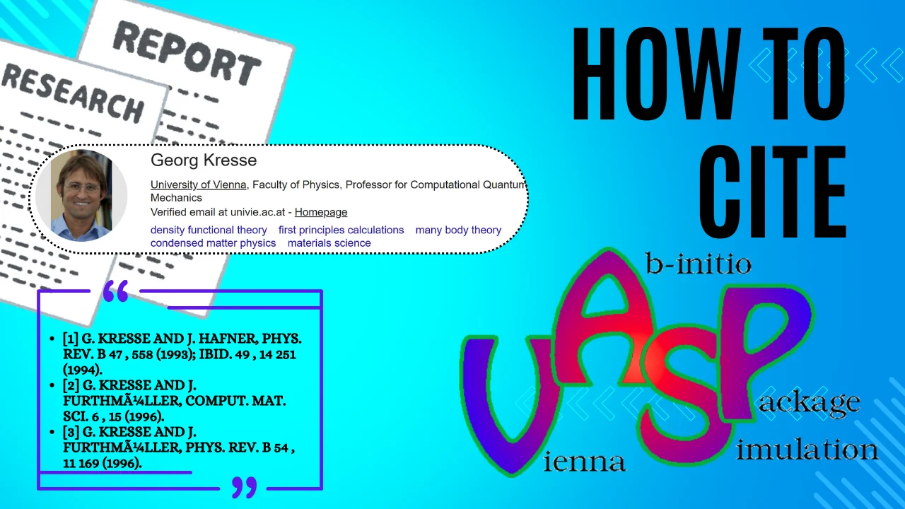 VASP workflow visual