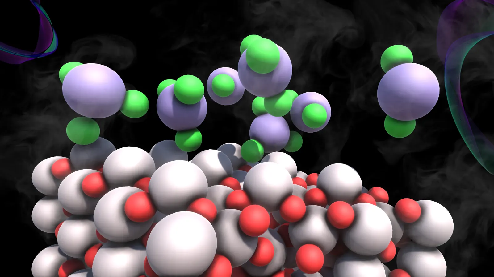 Molecular deposition on a surface