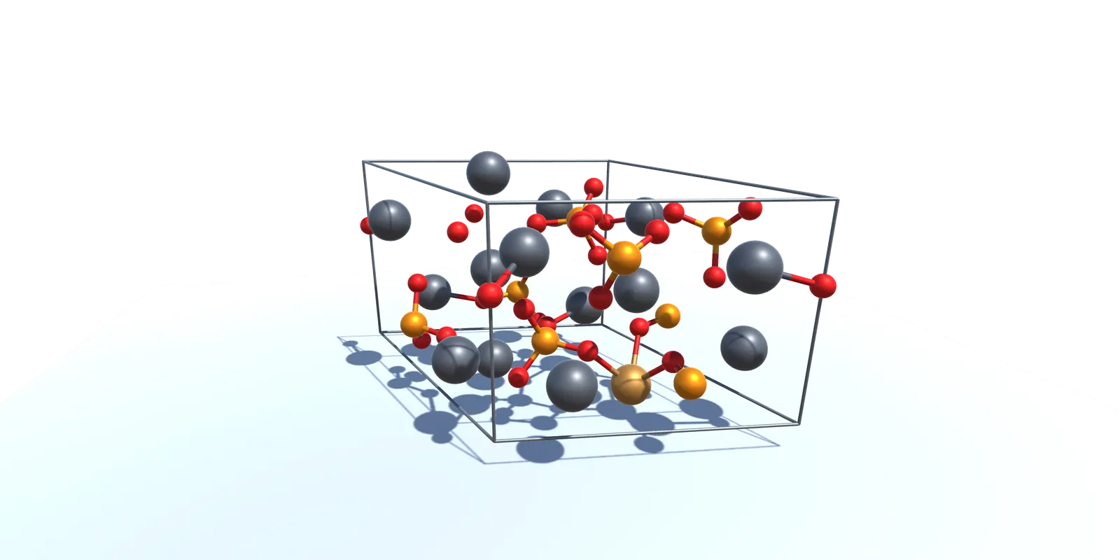 Crystal structure in a periodic unit cell