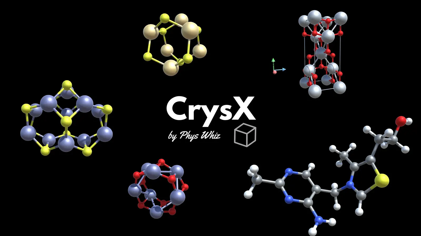 CrysX molecular and crystal visualization