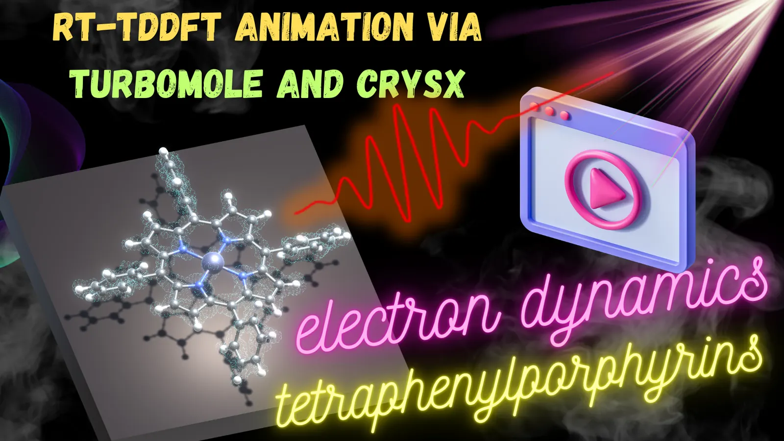 RT-TDDFT electron dynamics with TURBOMOLE and CrysX